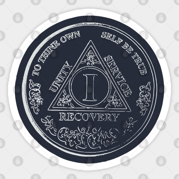 Alcoholics Anonymous Recovery Sober - Sober Since - AA Tribute - aa Alcohol - Recovery Tribute - sober aa sobriety addiction recovery narcotics anonymous addiction drugs mental health Sticker by TributeDesigns